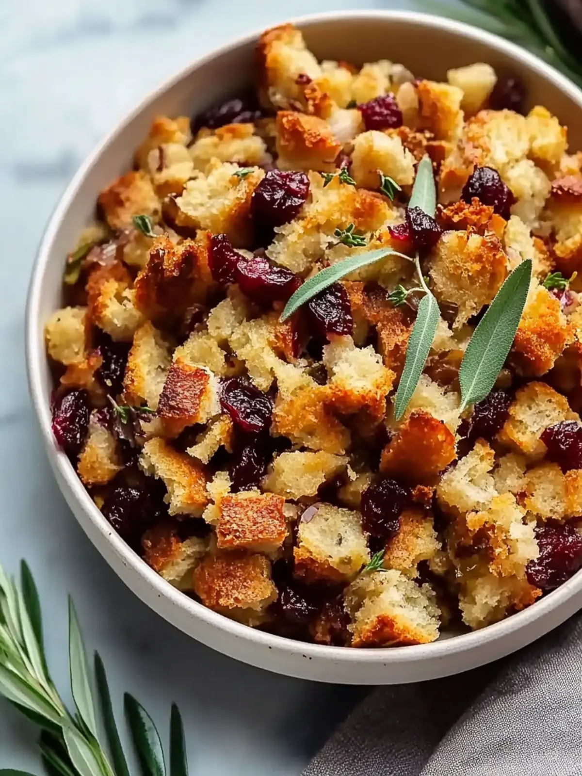 Traditional Cranberry Stuffing