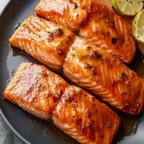 Quick Air Fryer Maple Glazed Salmon