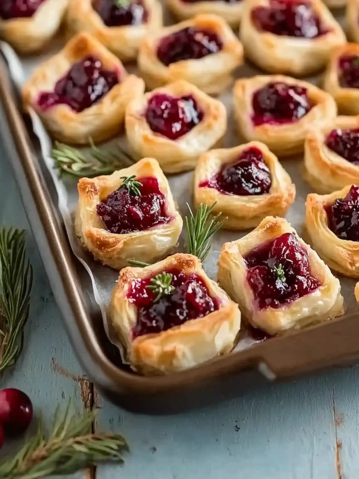 Cranberry Brie Bites