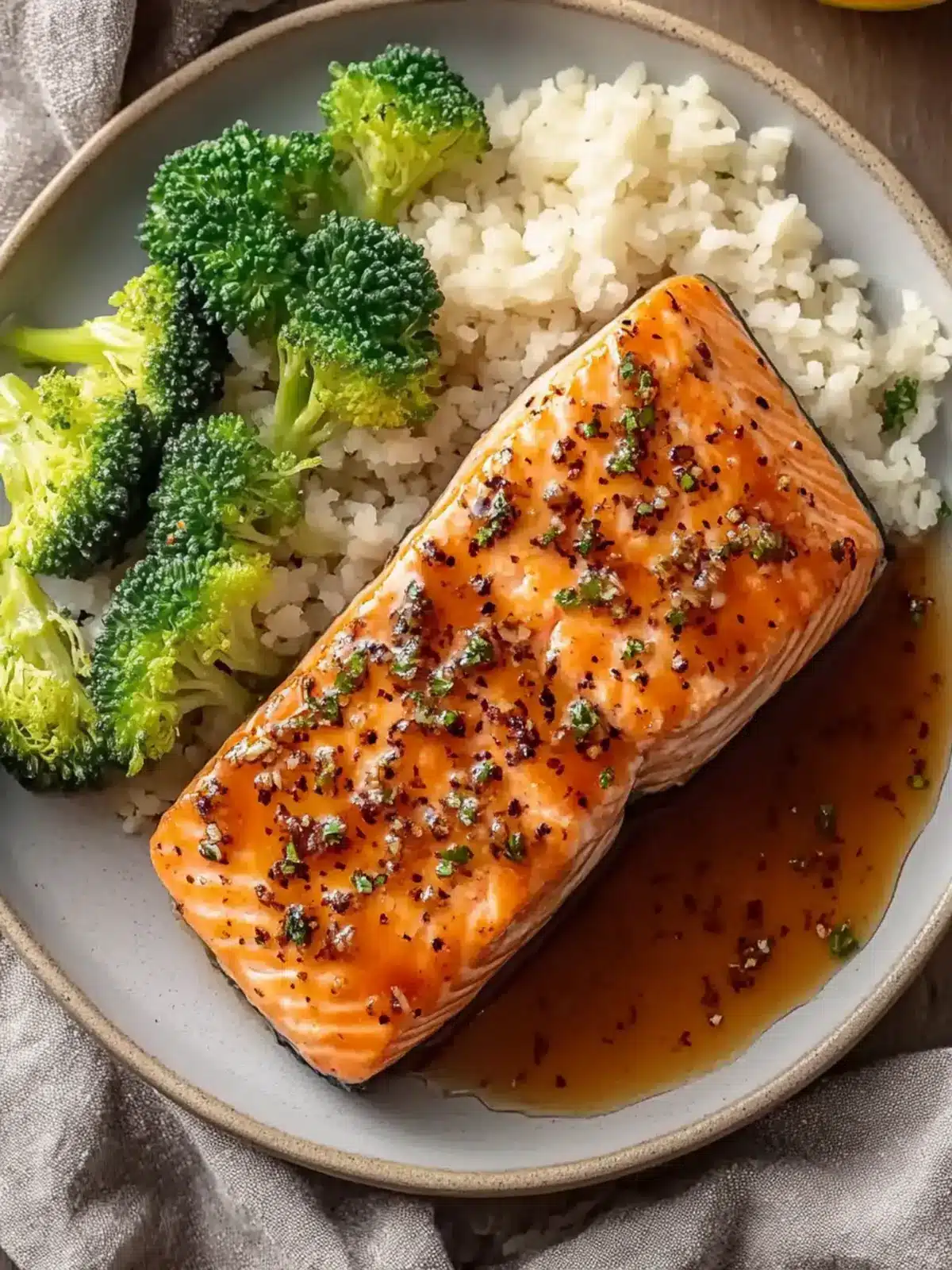 Tender Maple Glazed Baked Salmon