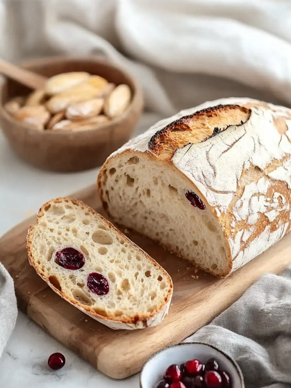 Cranberry Walnut Sourdough Bread for a Cozy Bake Day