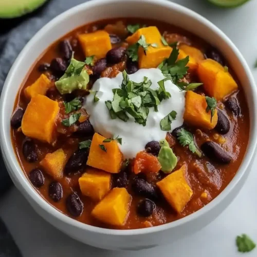 Slow Cooker Sweet Potato Chili
