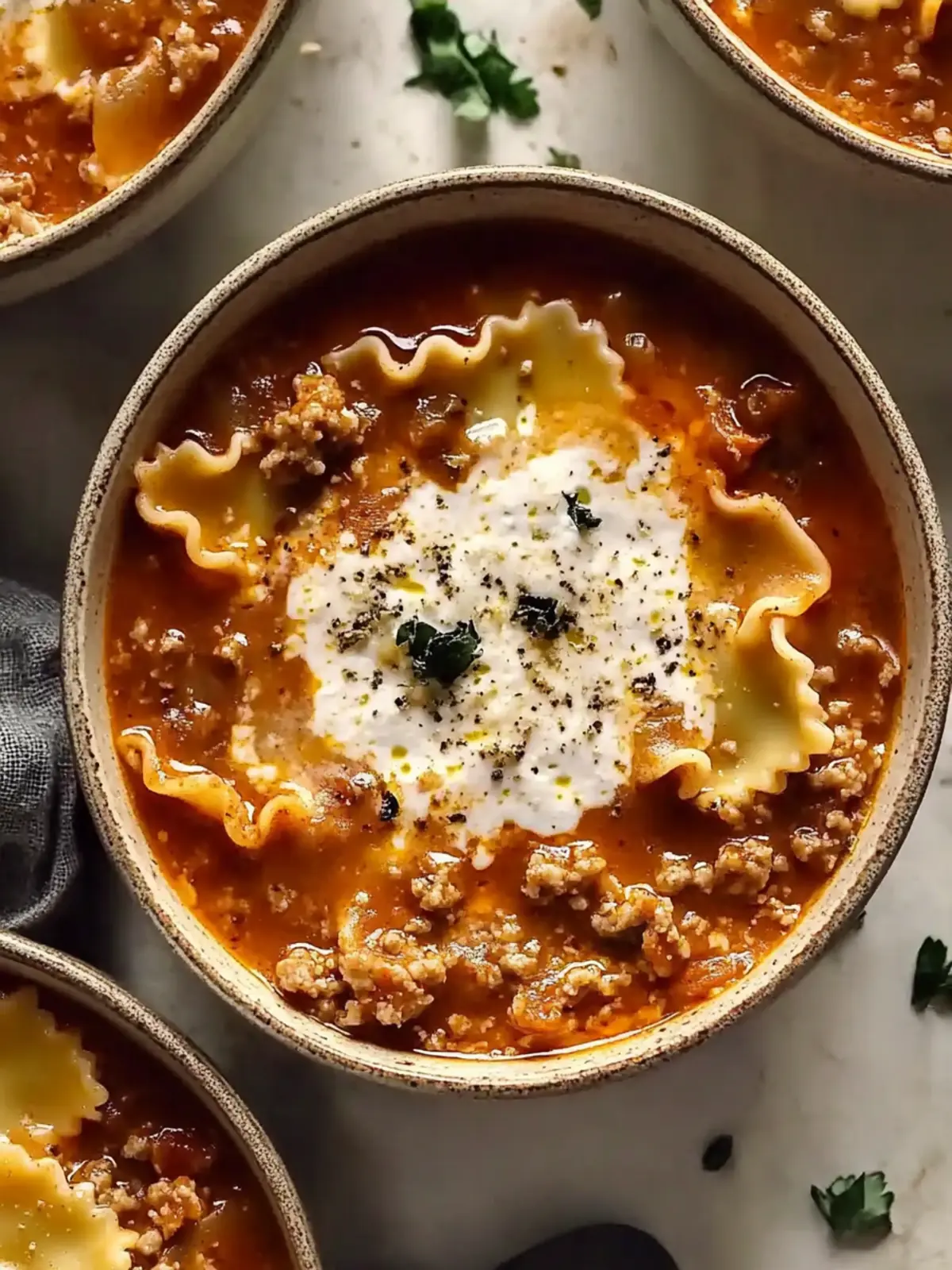 Lasagna Soup