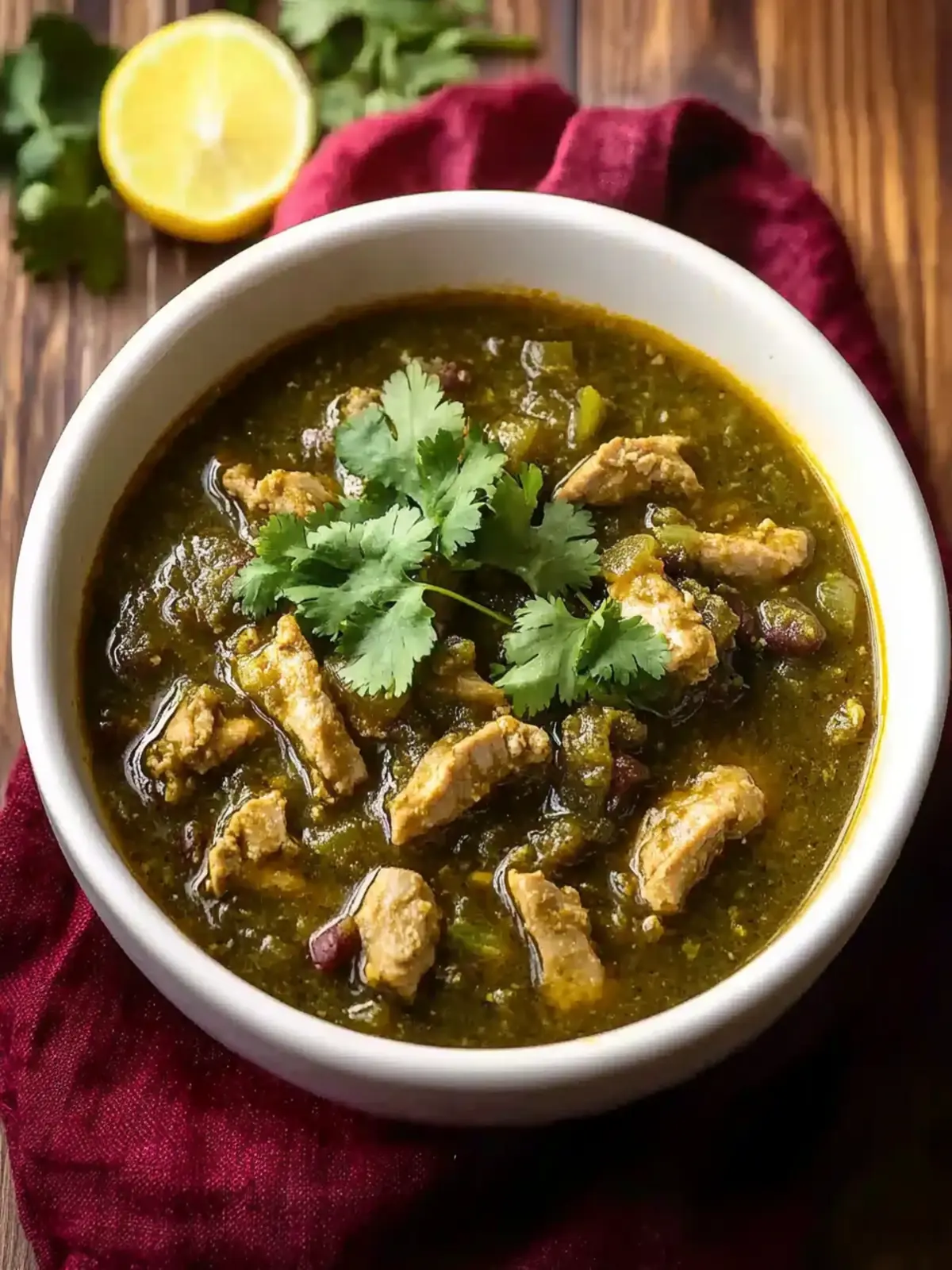 Simple Turkey Chili Verde