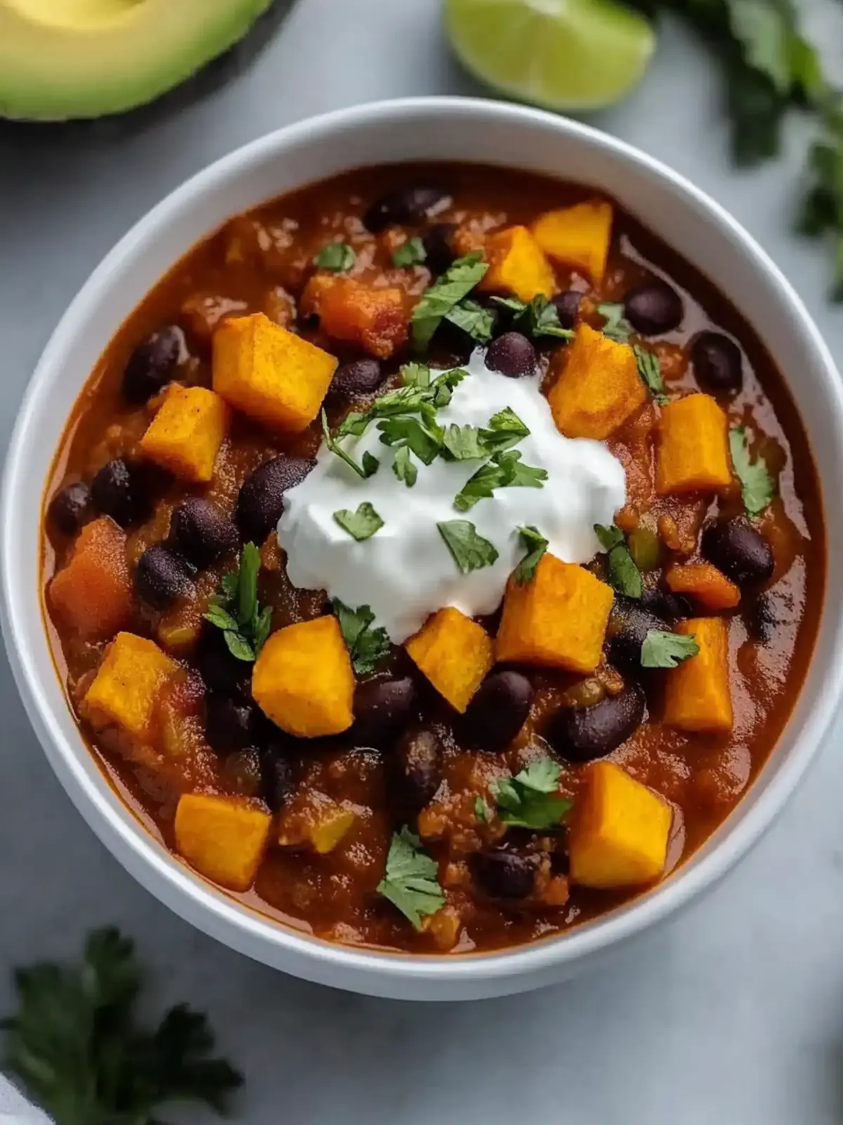 Slow Cooker Sweet Potato Chili