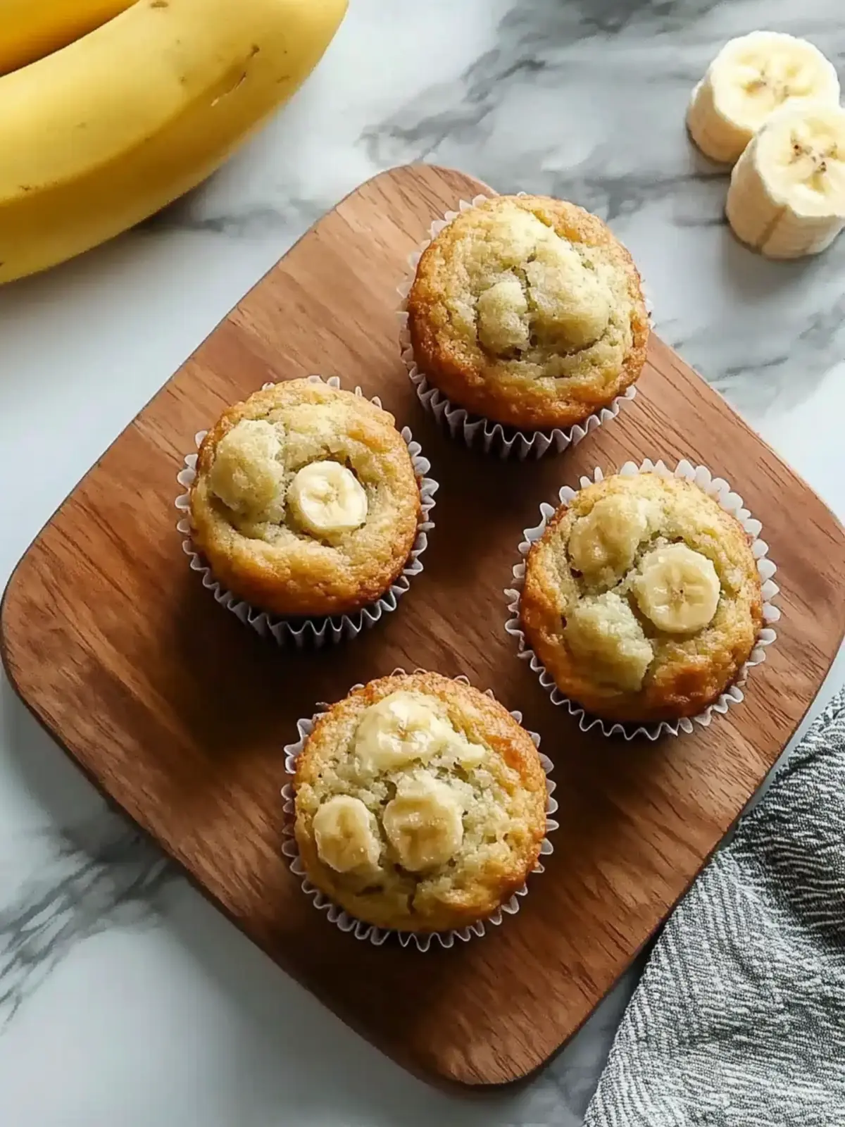 Irresistible Banana Muffins That Make Snack Time Joyful