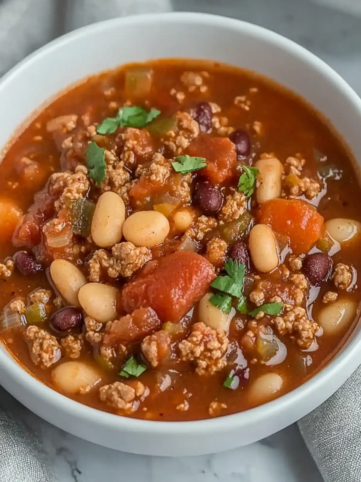 Filling Crockpot Chili Soup