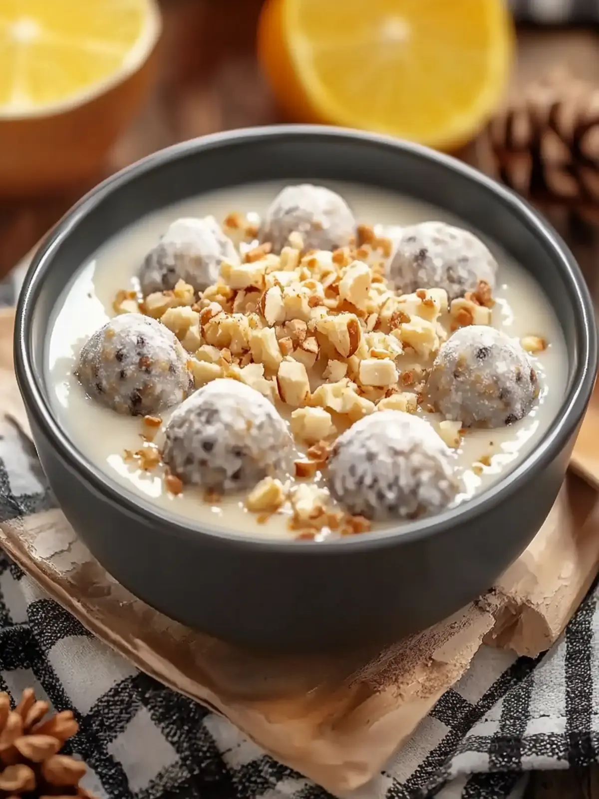 Sweet Eggnog Truffles