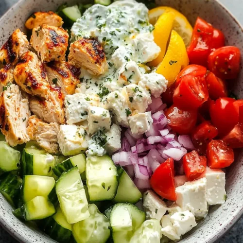 Greek Chicken Bowls