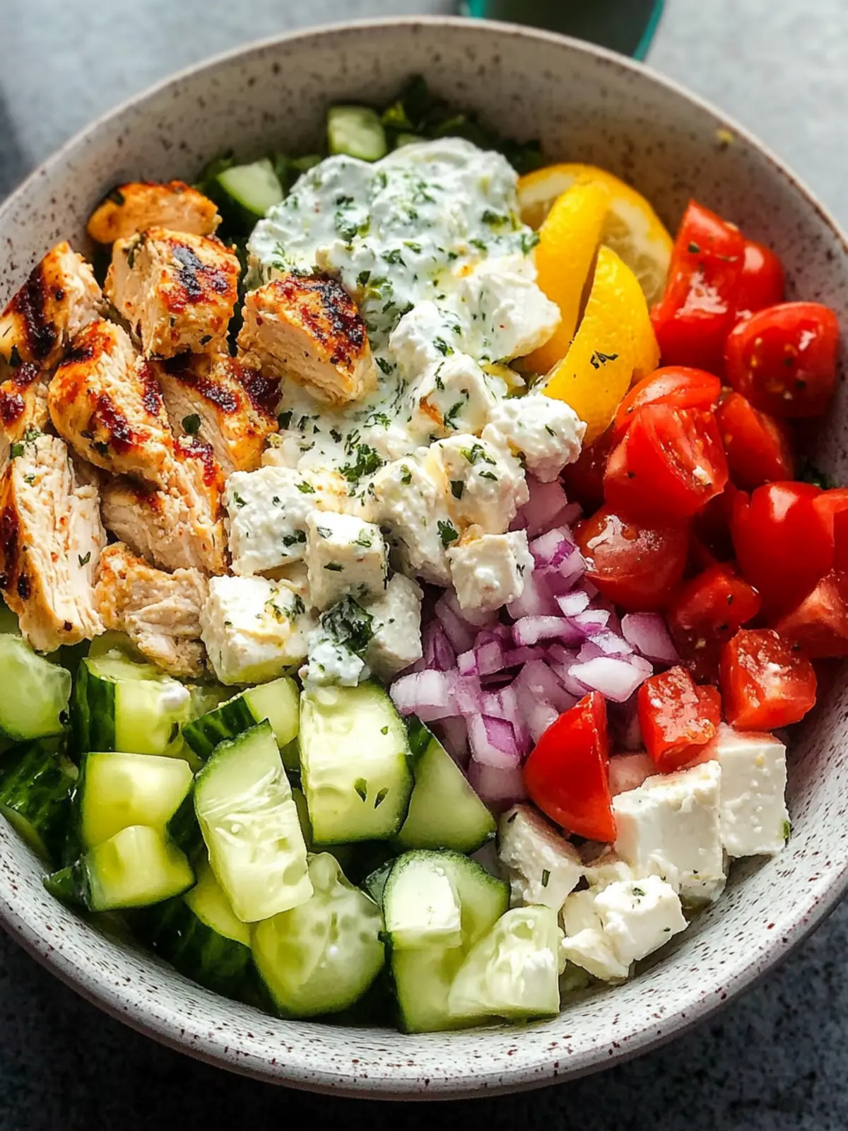 Greek Chicken Bowls