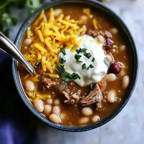 White Bean Beef Chili