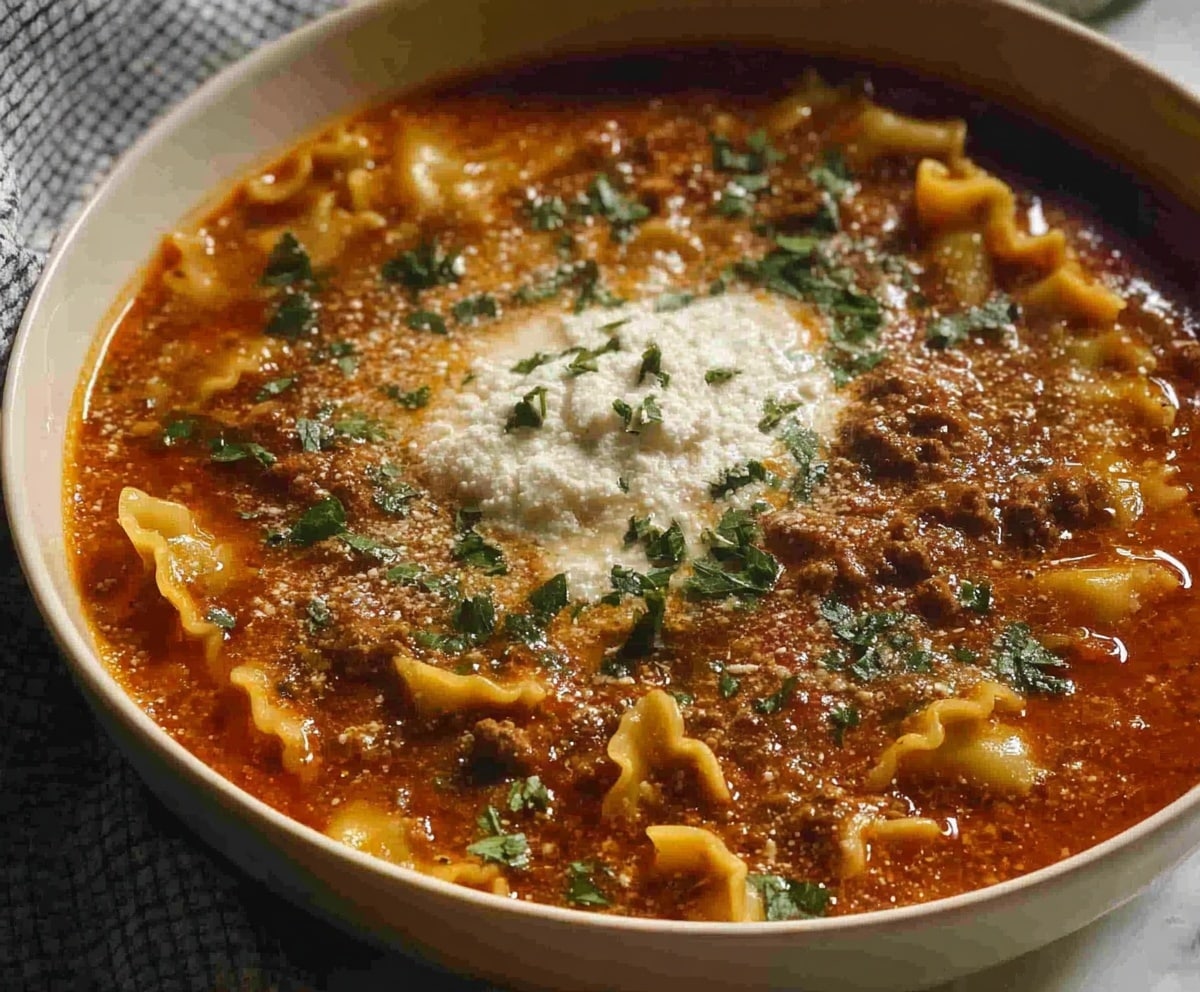 lasagna soup recipe