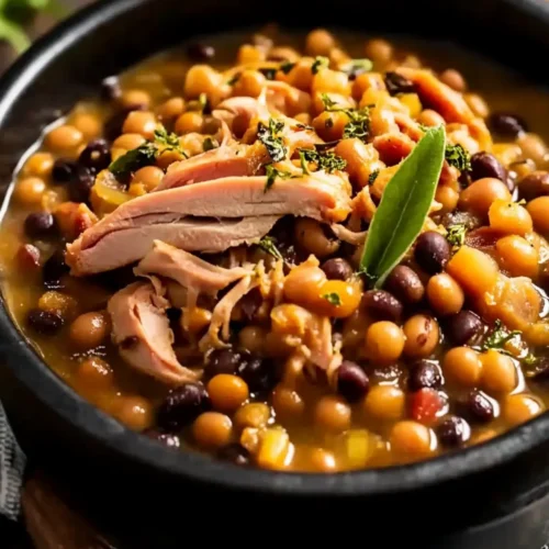 Black Eyed Peas with Smoked Turkey