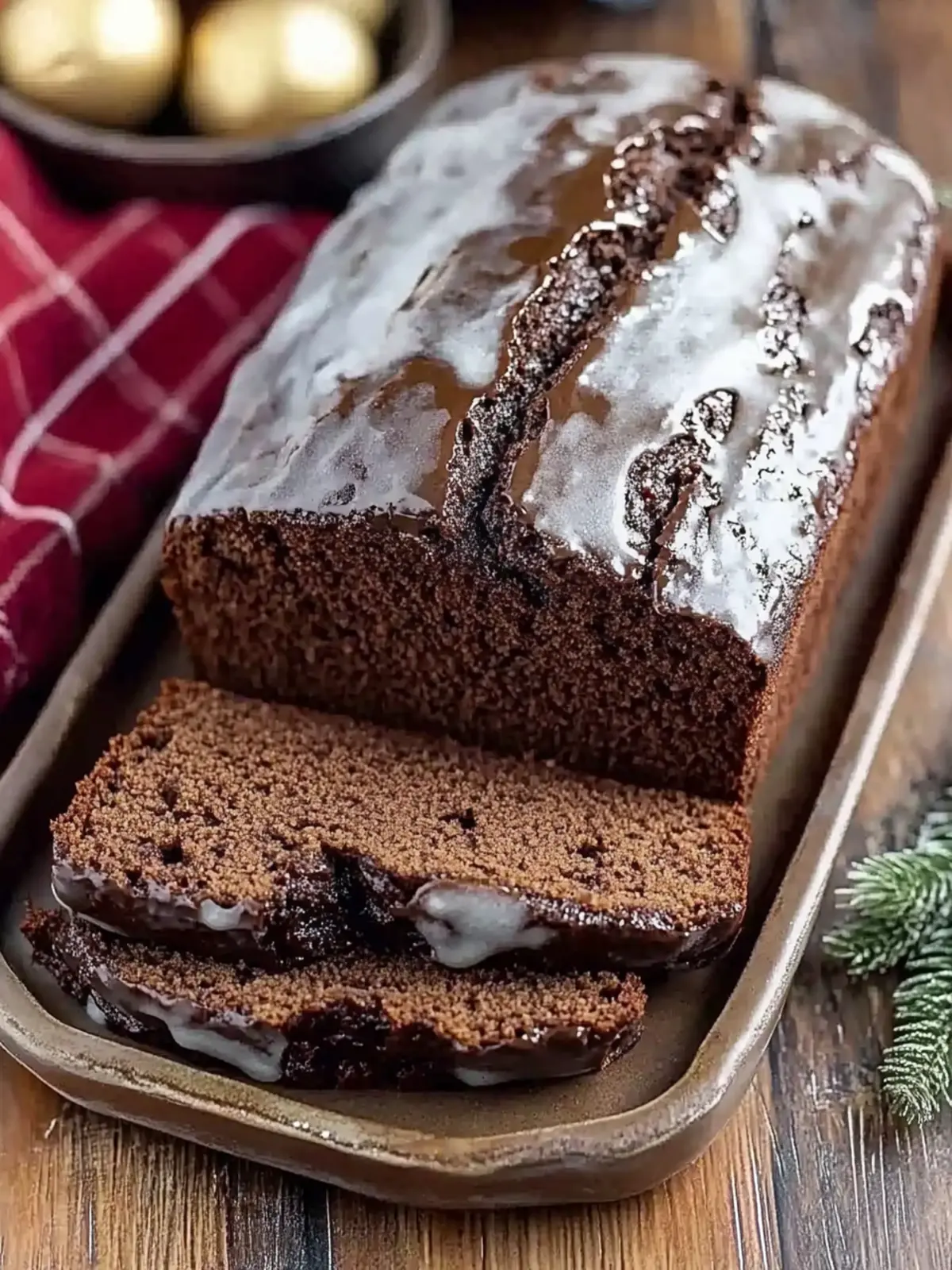 Chocolate Gingerbread Loaf