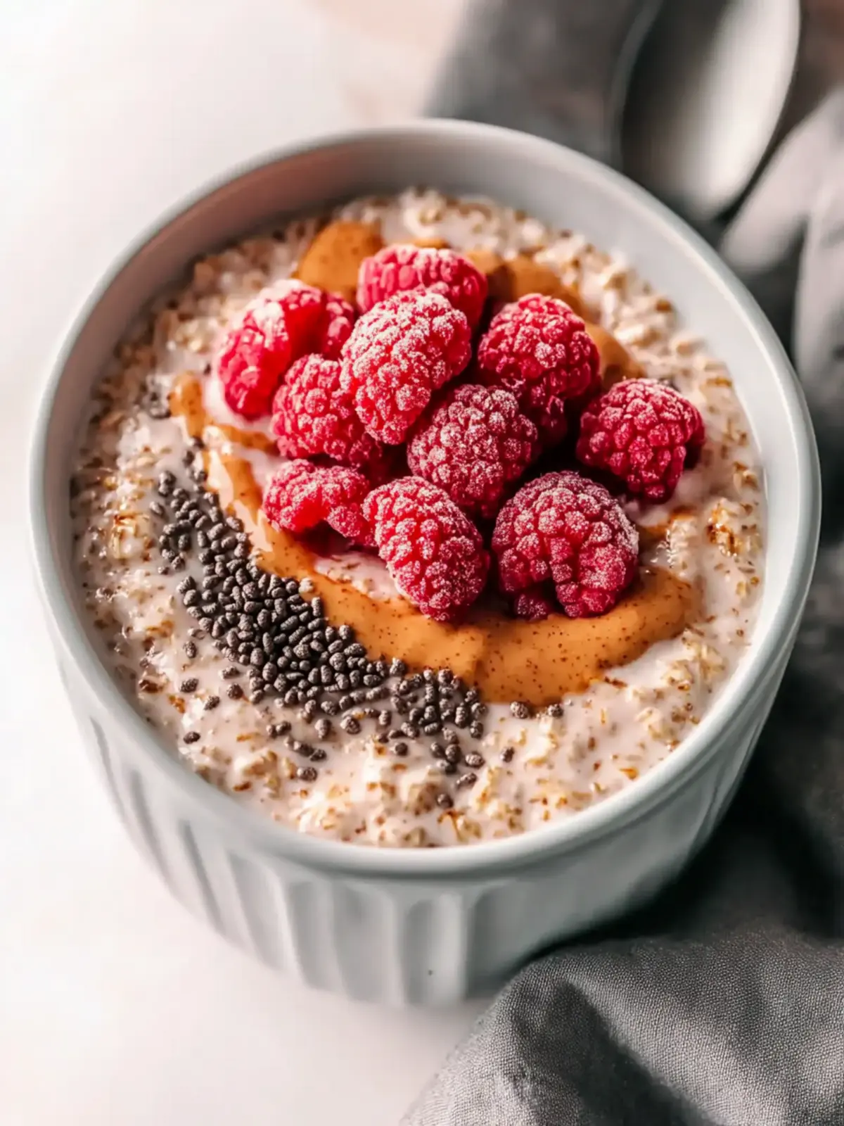 Almond Butter Overnight Oats