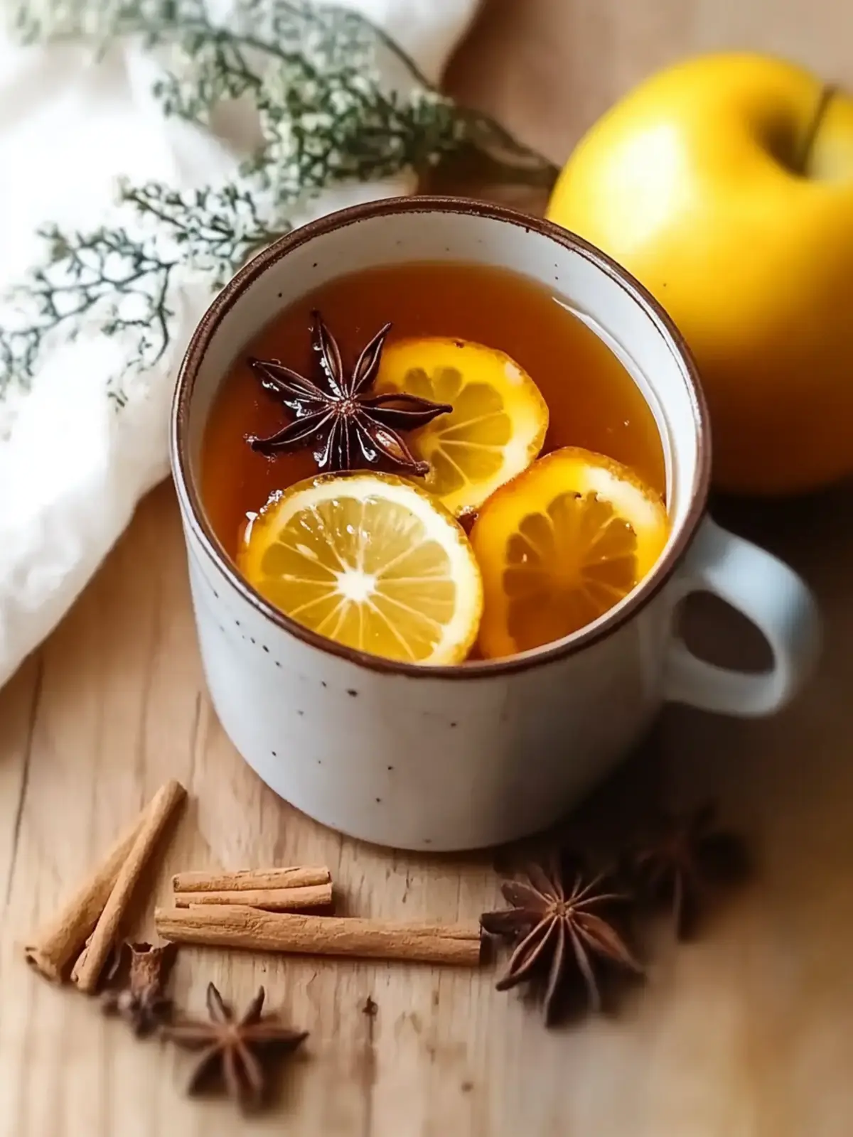 Simmered Mulled Apple Cider