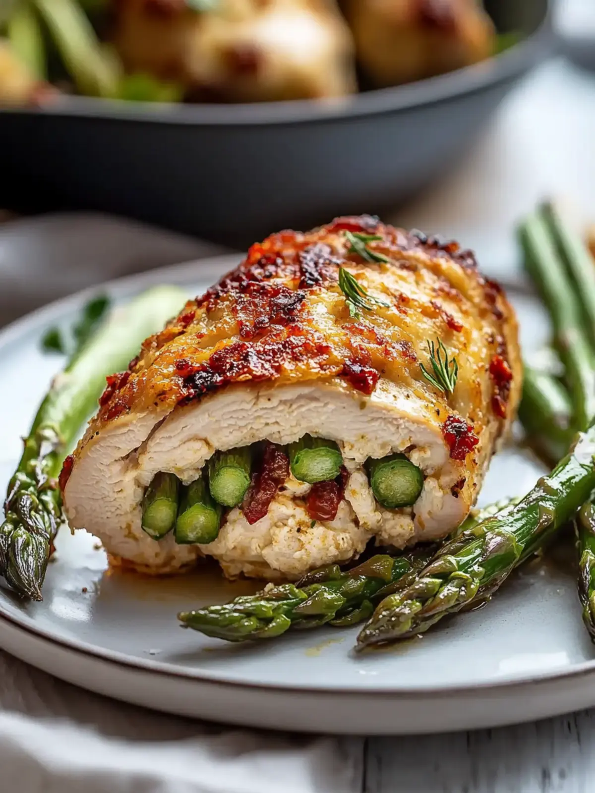 Savory Stuffed Chicken Breast with Asparagus for Easy Dinners