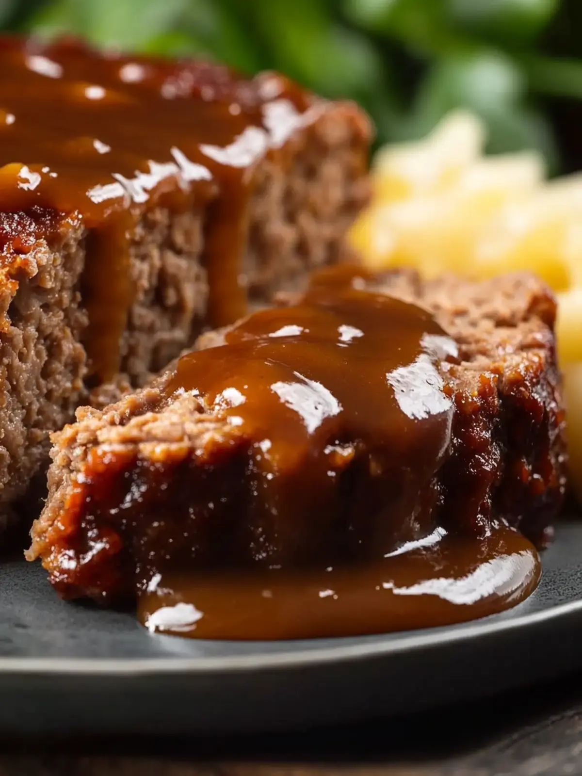 Homemade Meatloaf with Gravy