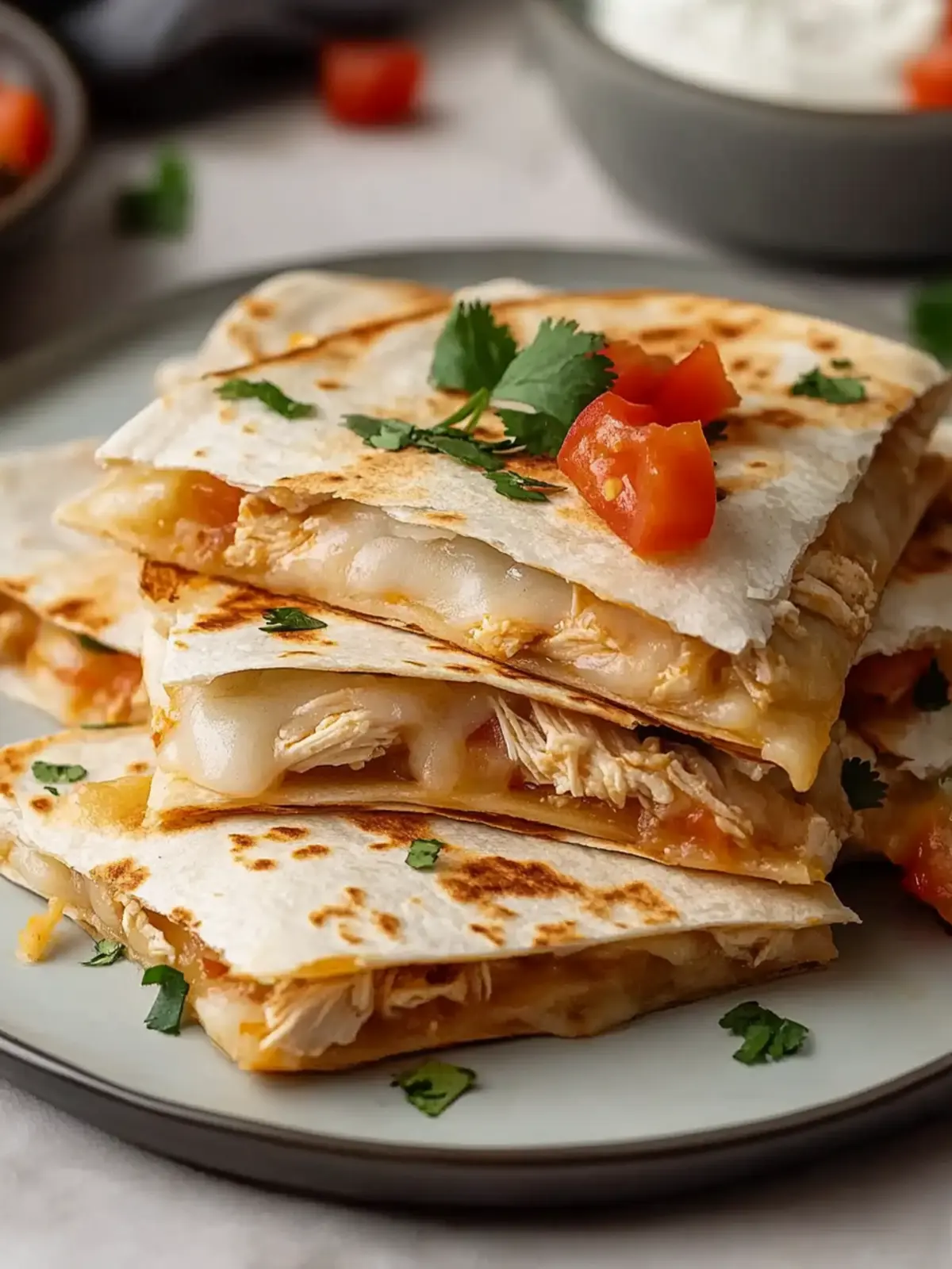 Satisfying Mexican Crockpot Chicken Quesadillas for Family Fun