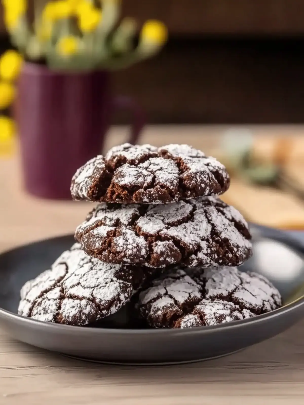 Amish Chocolate Crinkle Cookies
