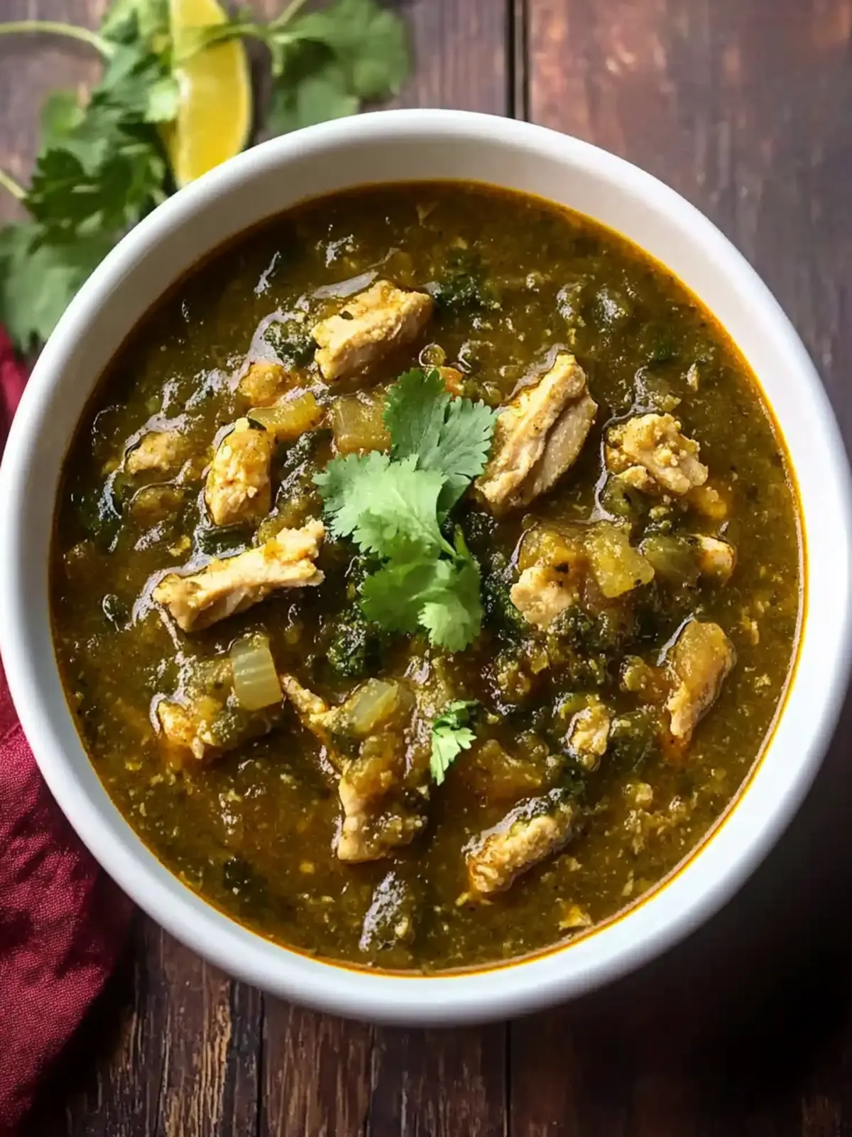 Simple Turkey Chili Verde