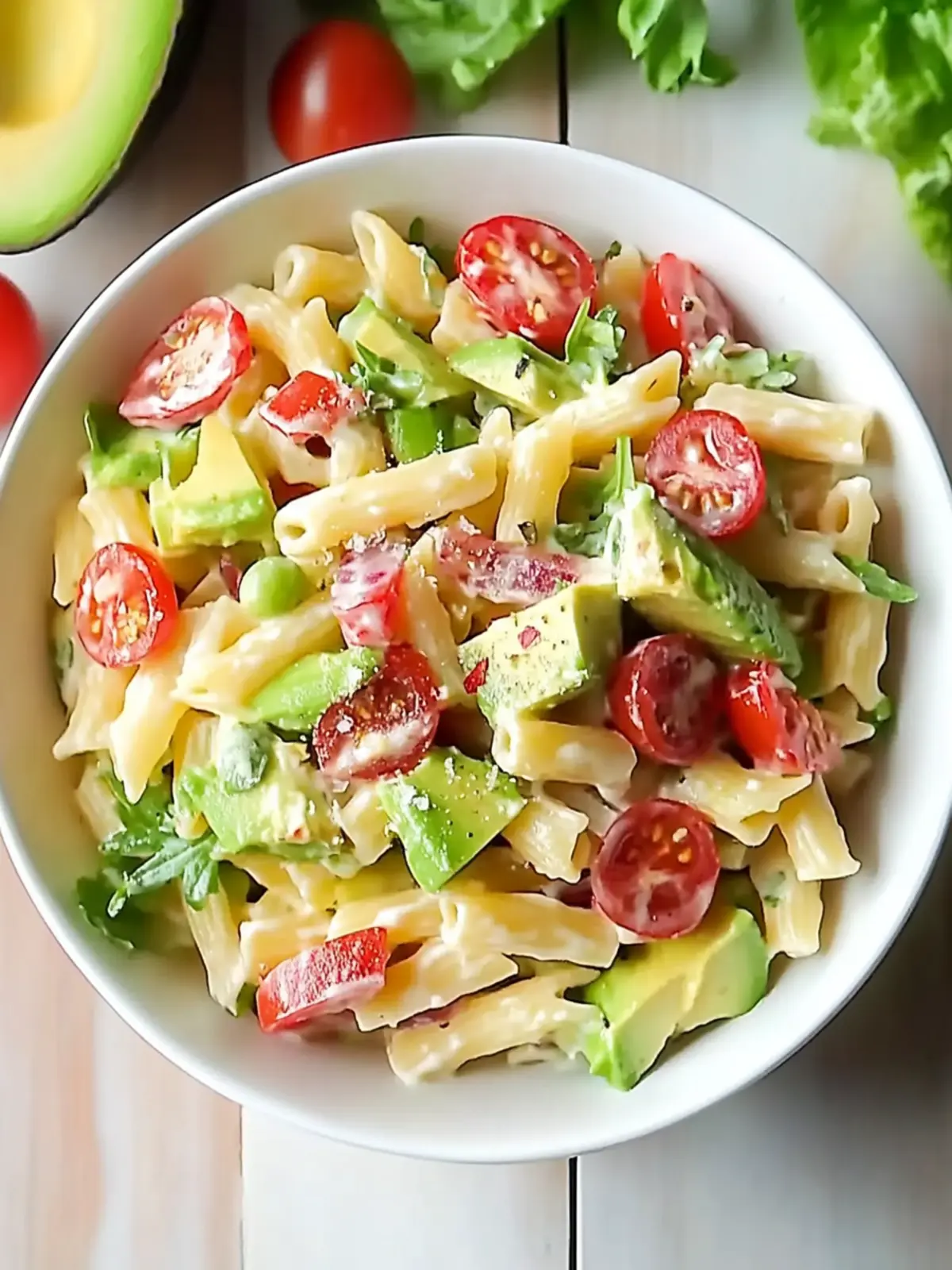 avocado pasta salad
