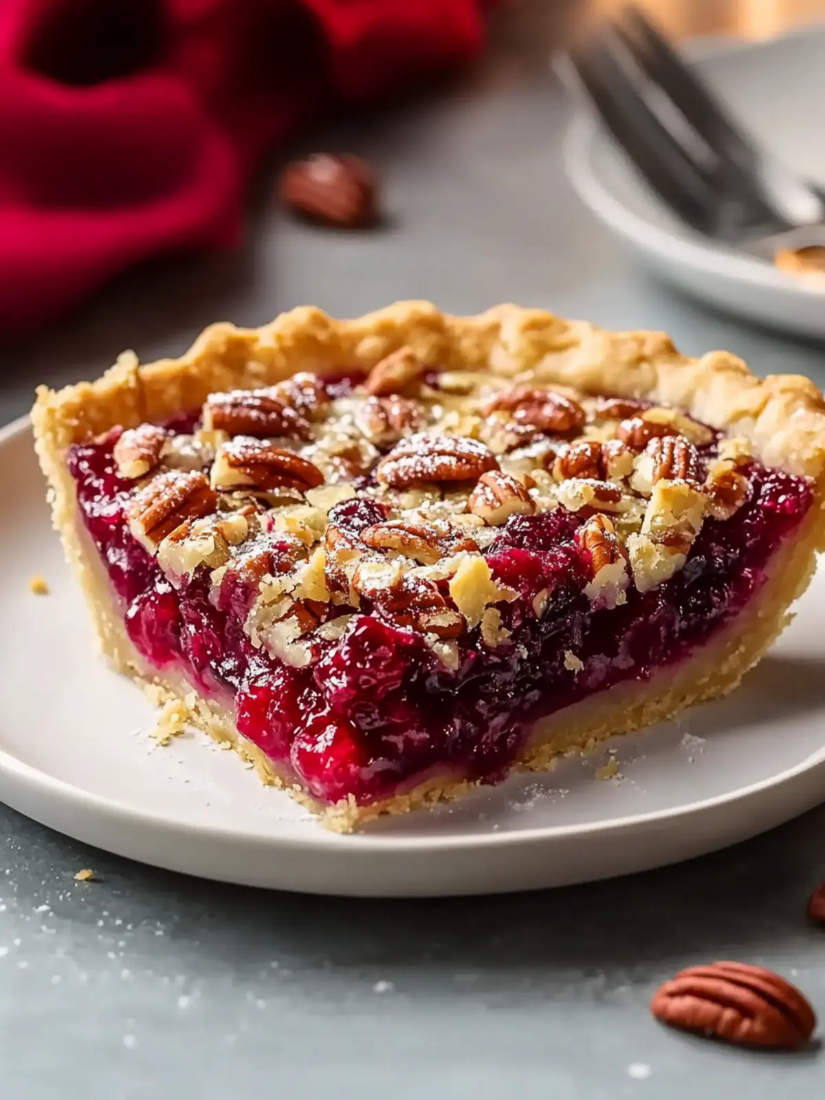 Cranberry Pecan Pie