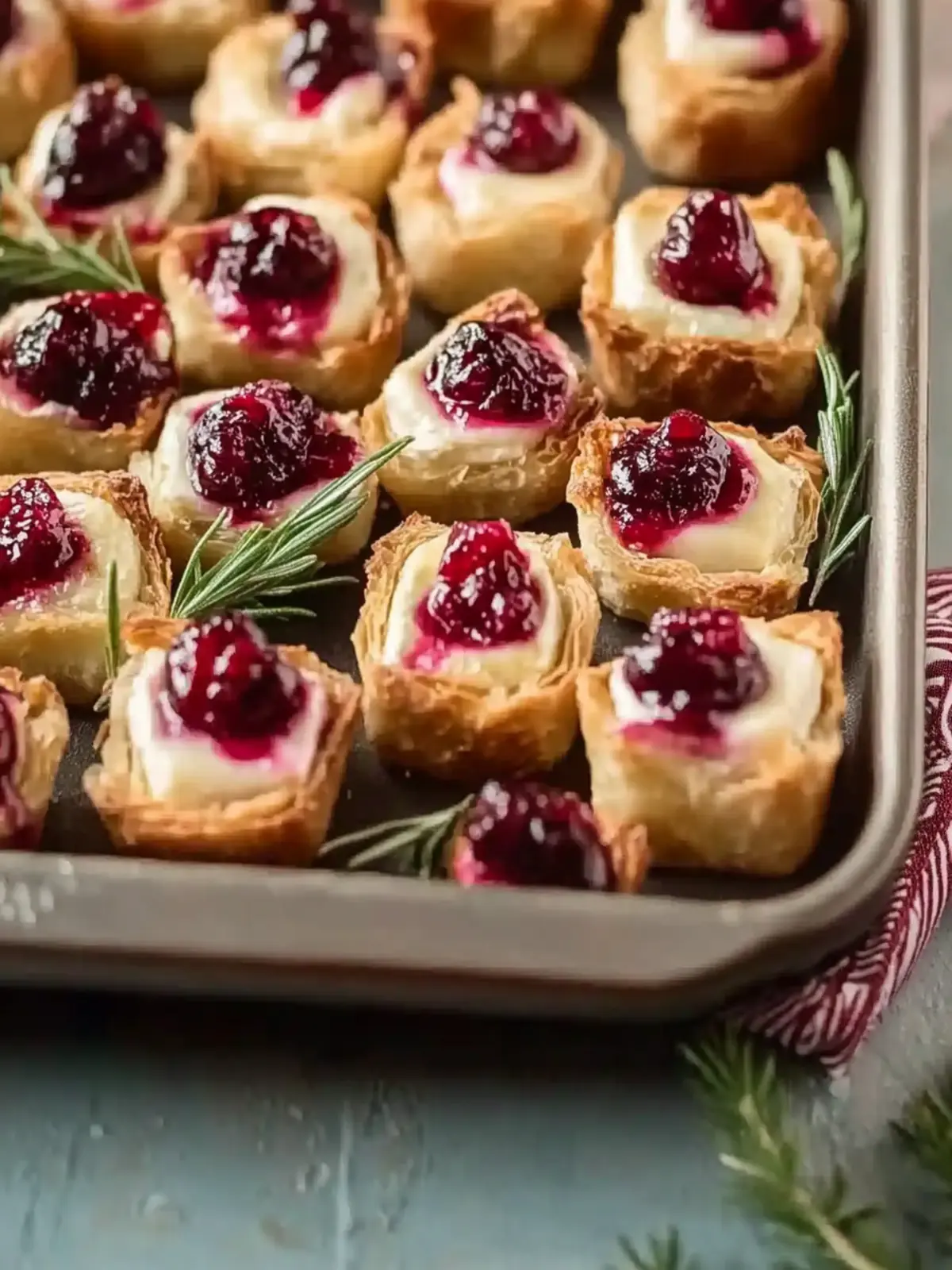 Cranberry Brie Bites
