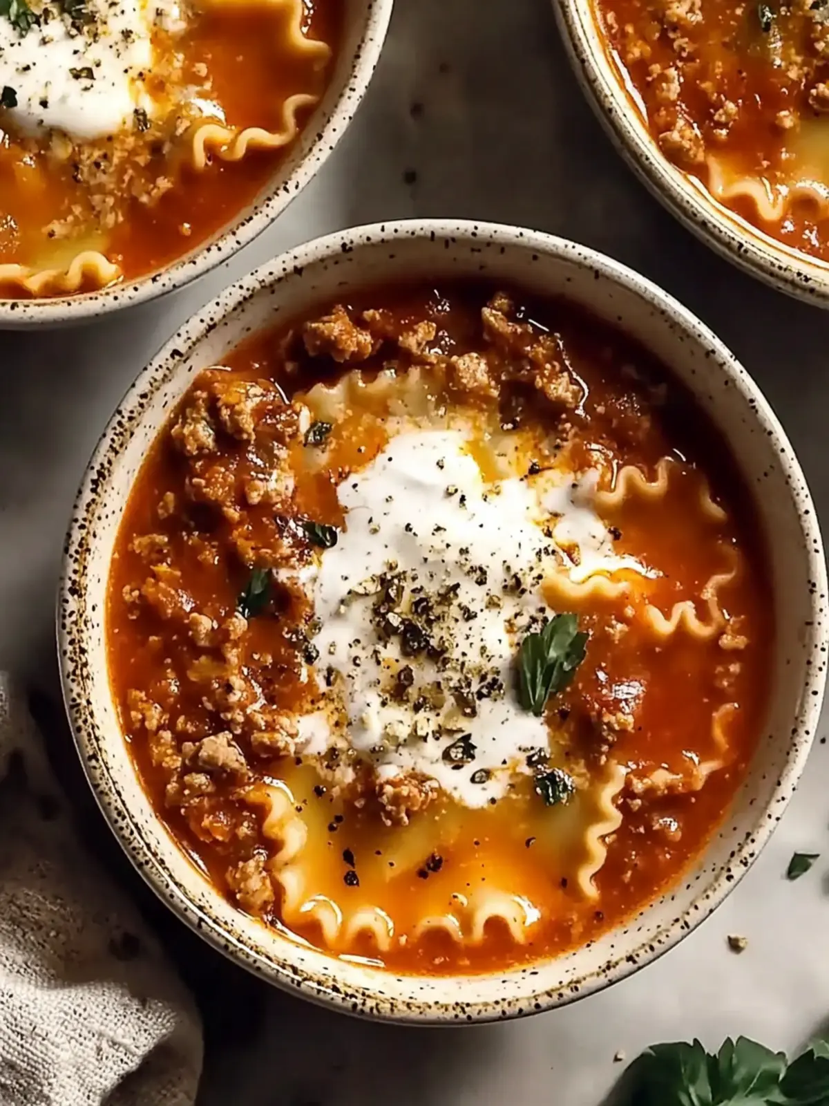 Lasagna Soup