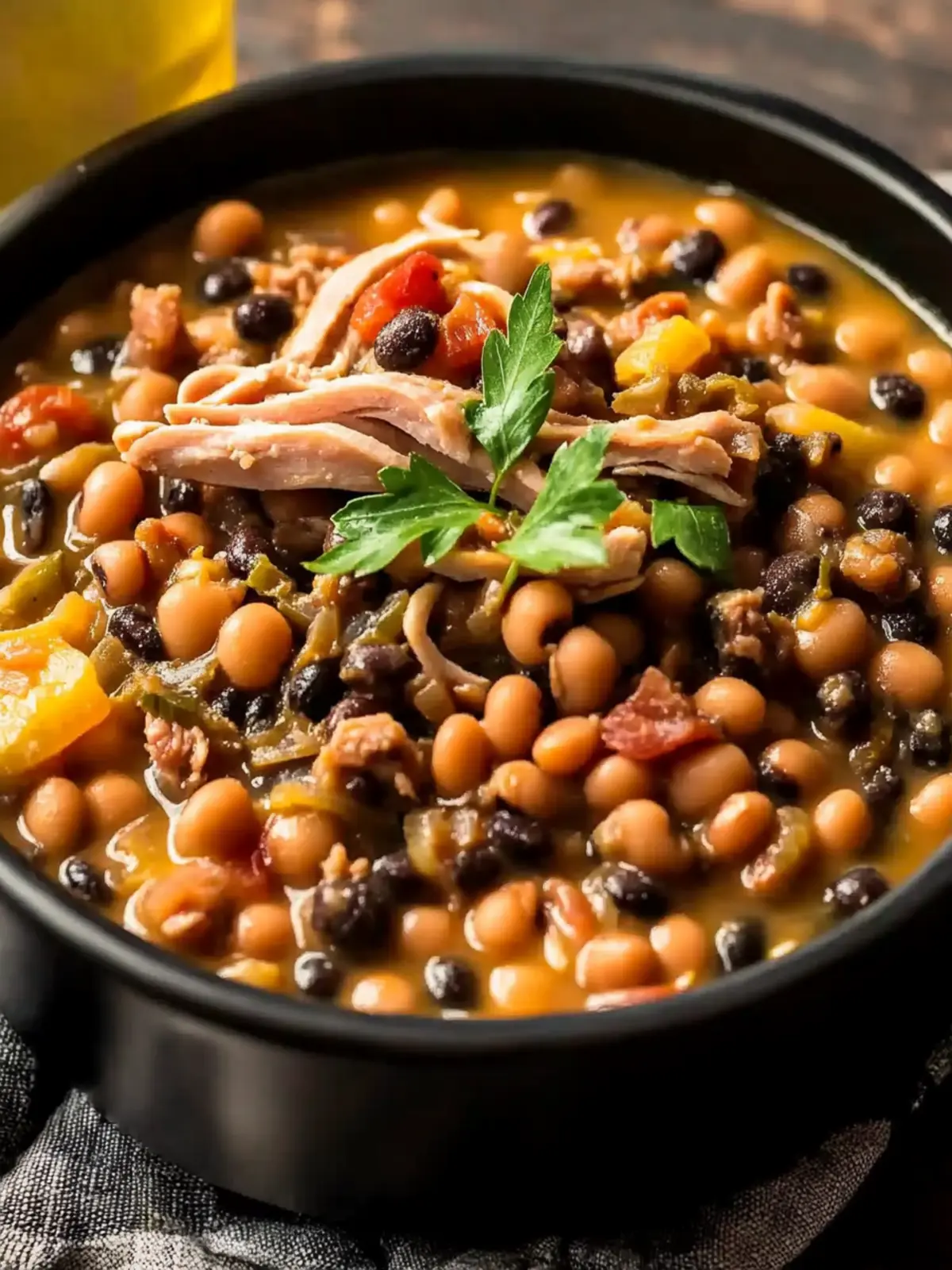 Black Eyed Peas with Smoked Turkey