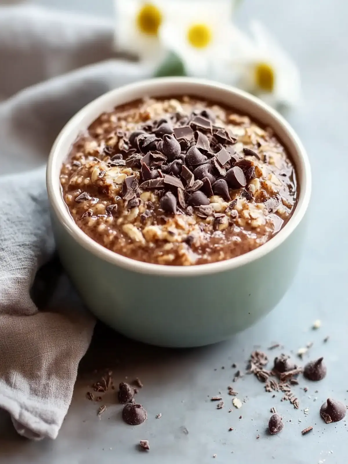 Gluten-Free High Protein Chocolate Overnight Oats