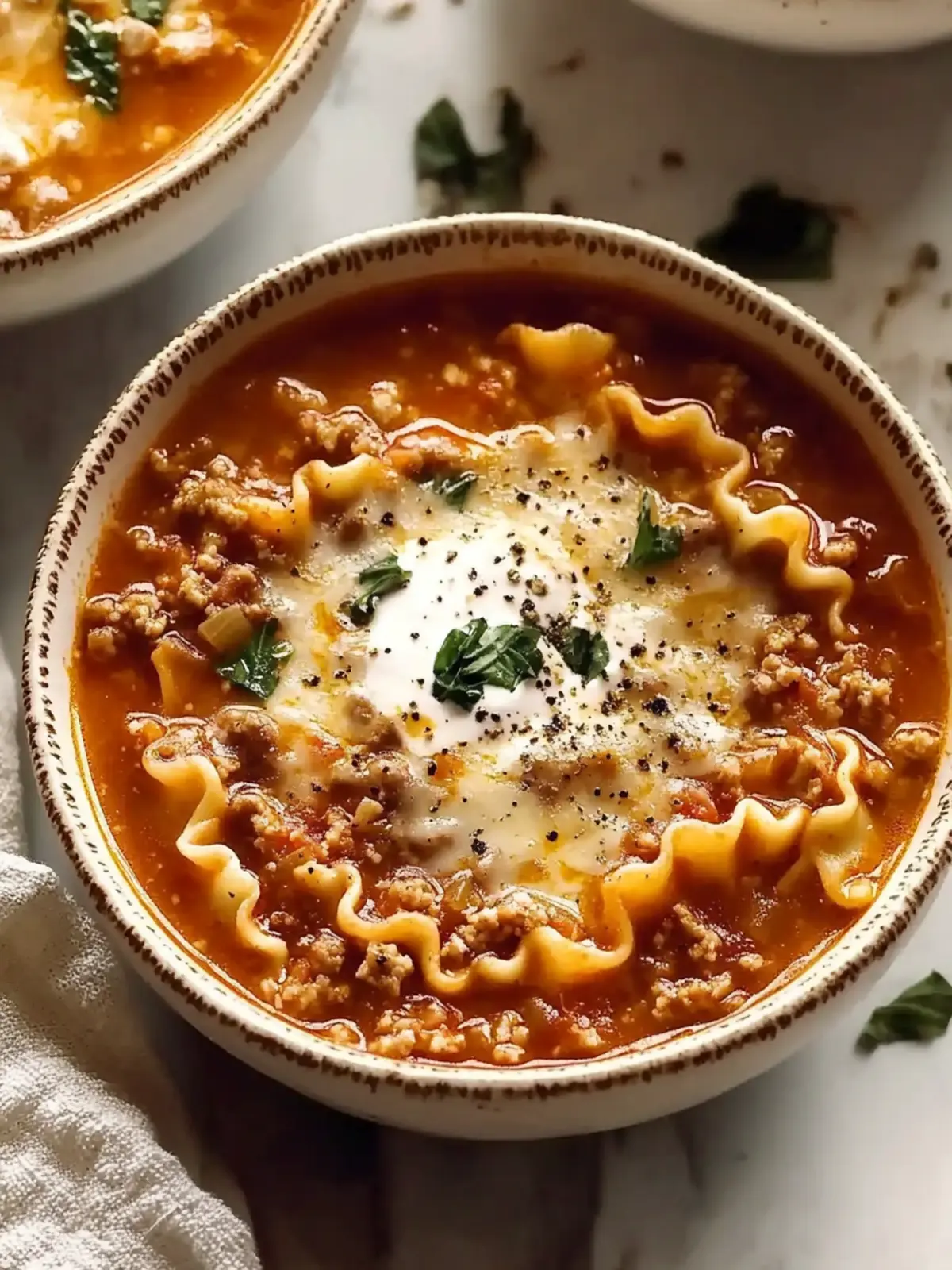 Lasagna Soup