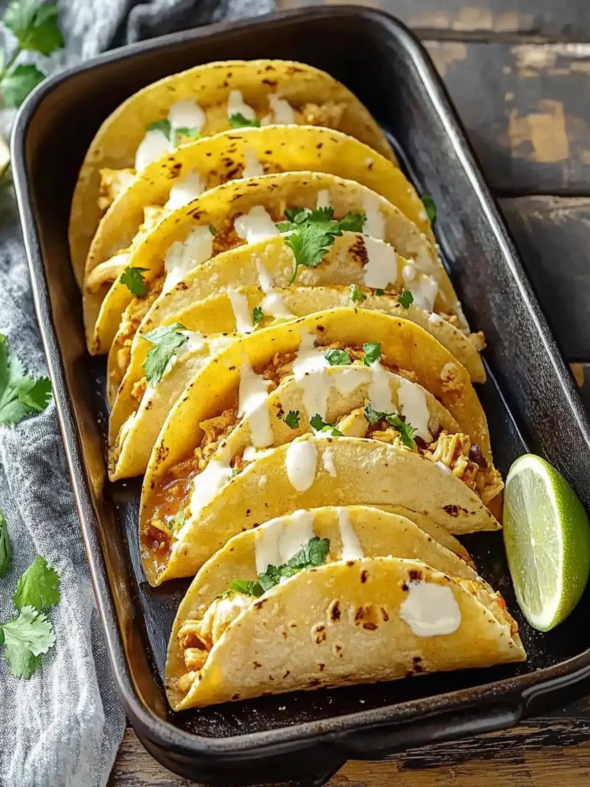 White Chicken Chili Tacos