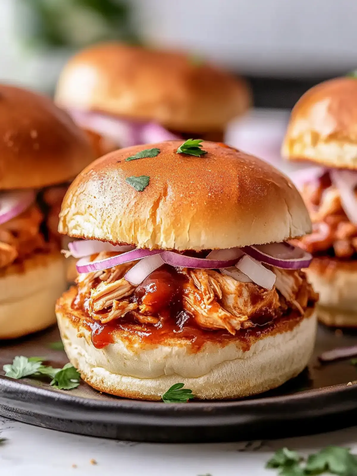 Classic BBQ Chicken Sliders