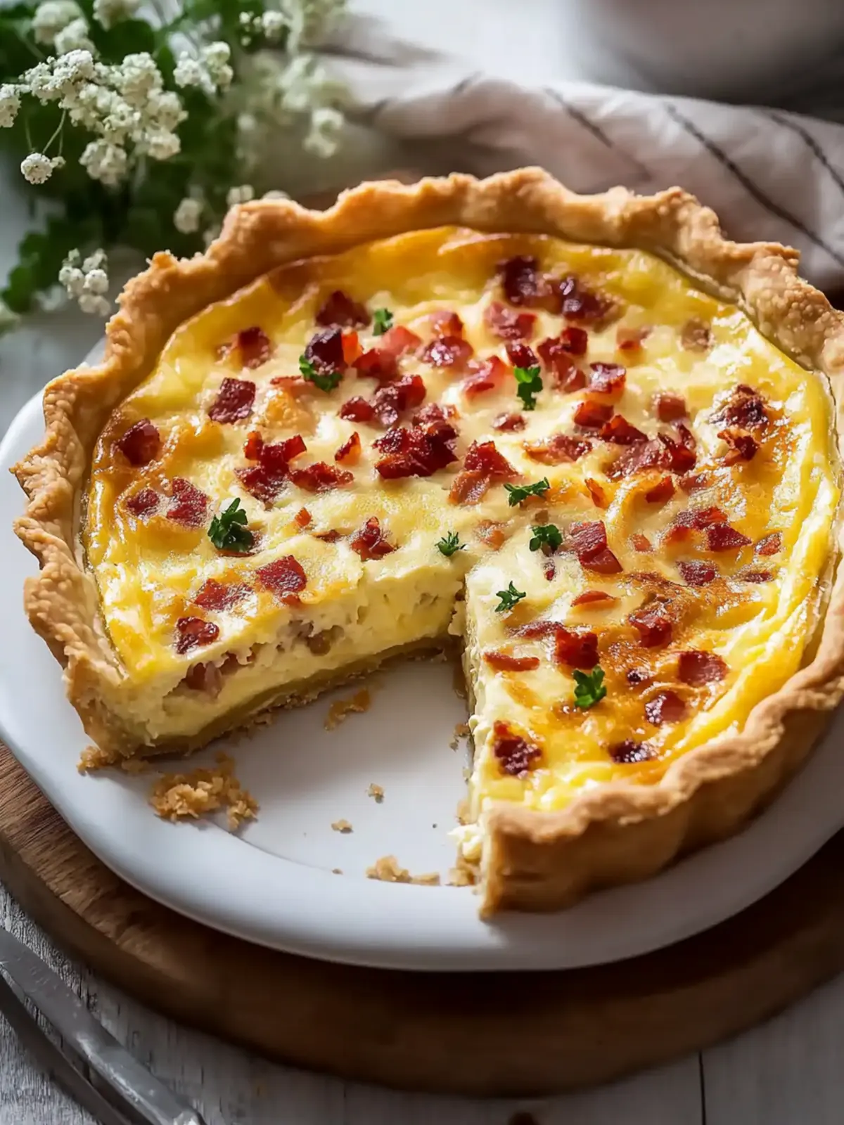 Irresistibly Creamy Quiche Lorraine for Weekend Brunch Bliss
