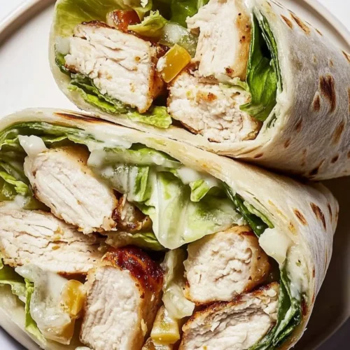 chicken ceasar wrap