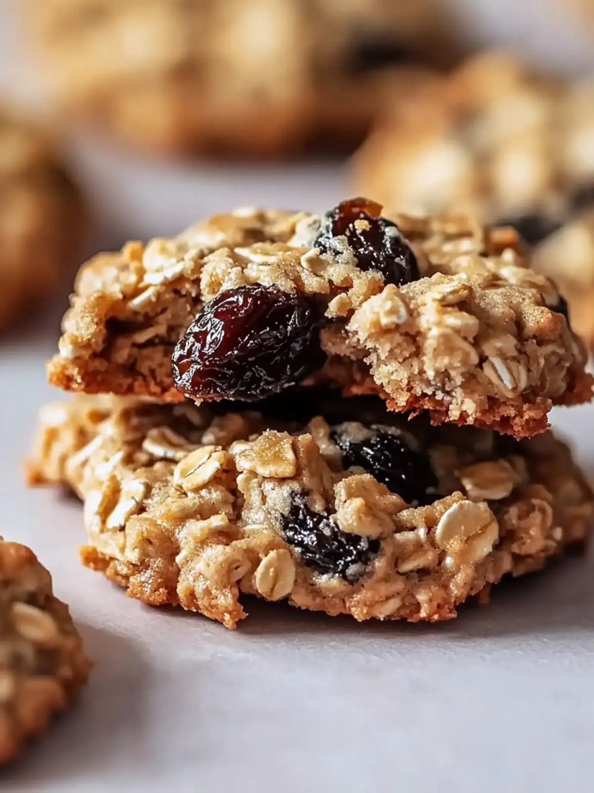 Gluten-Free Oatmeal Yogurt Raisin Cookies