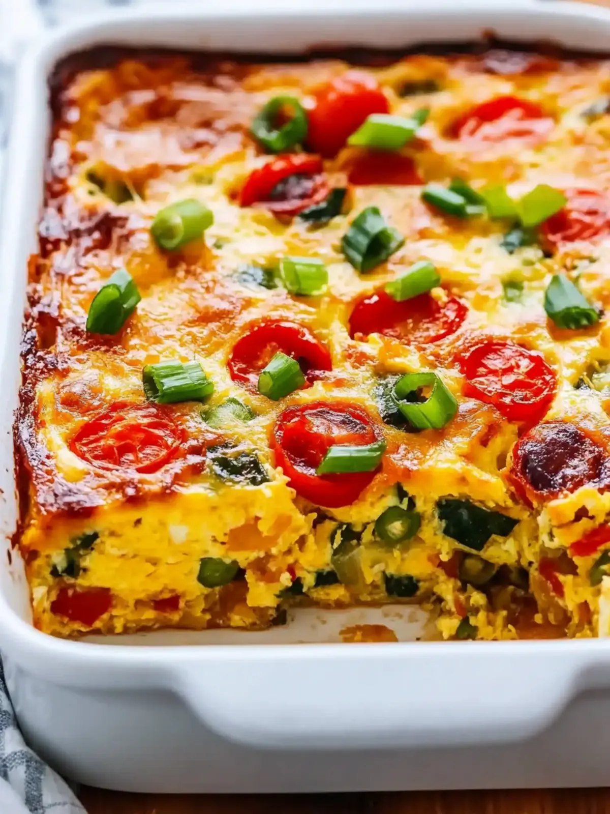 Vegetarian Veggie Egg Casserole