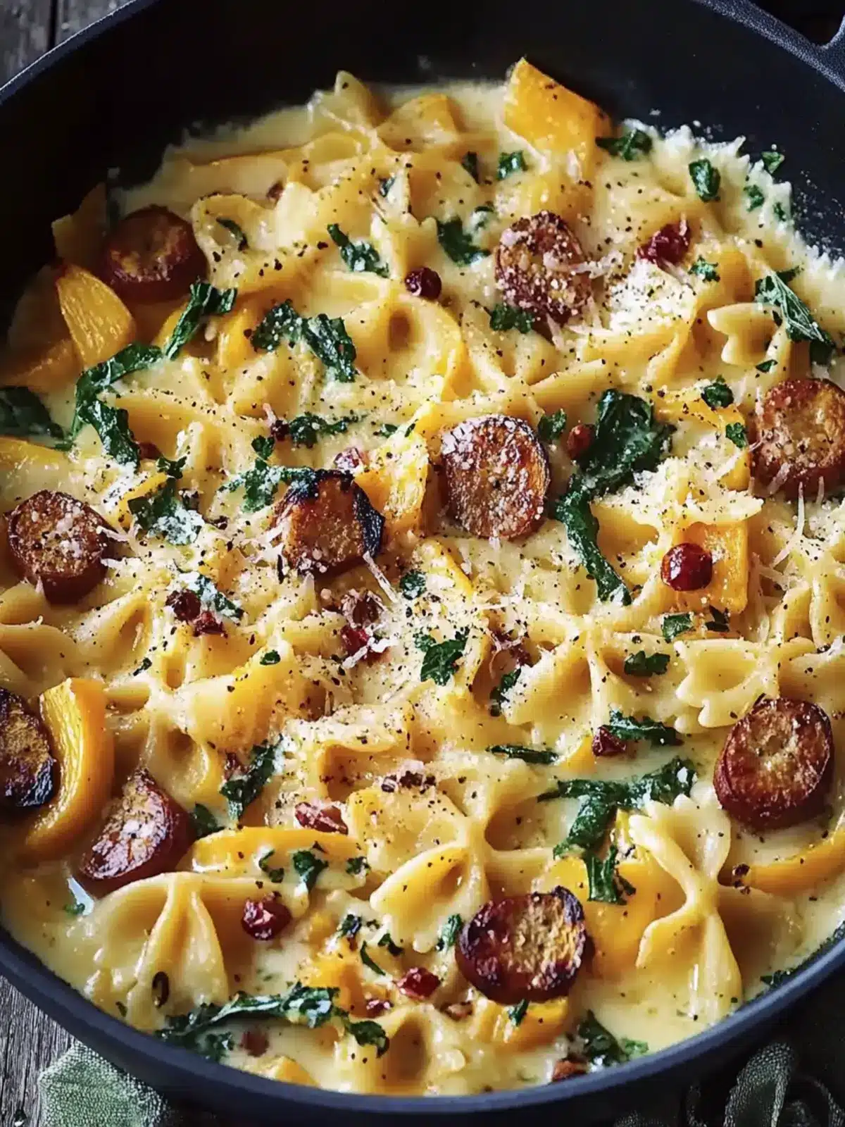 Irresistible Roasted Acorn Squash Pasta