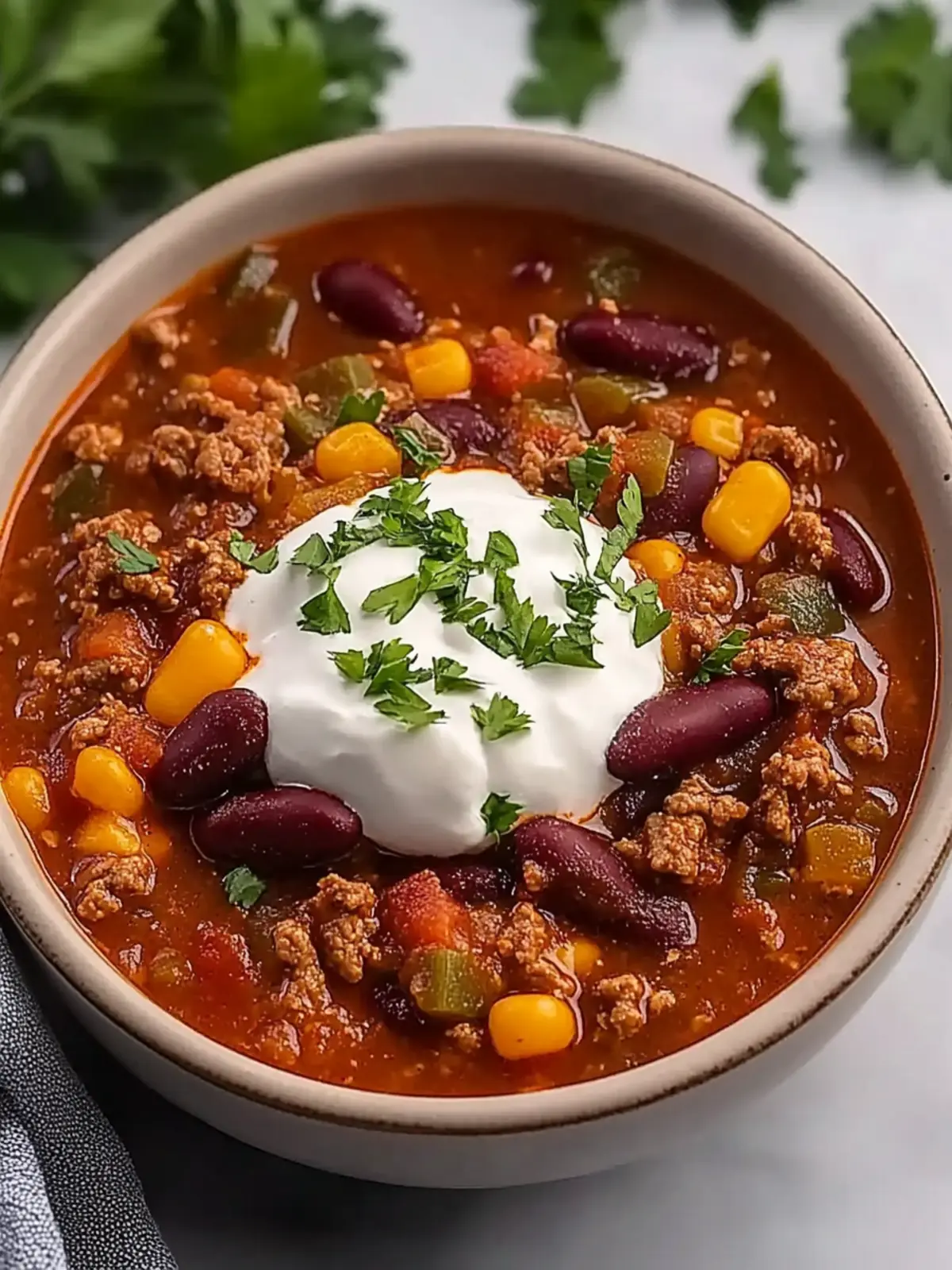 Slow Cooker Stew Meat Chili