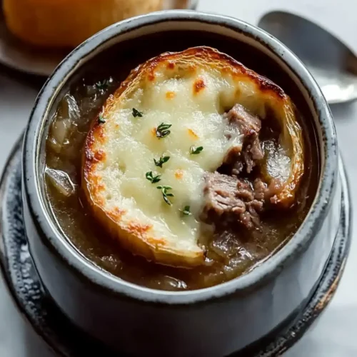 French Onion Soup with Beef