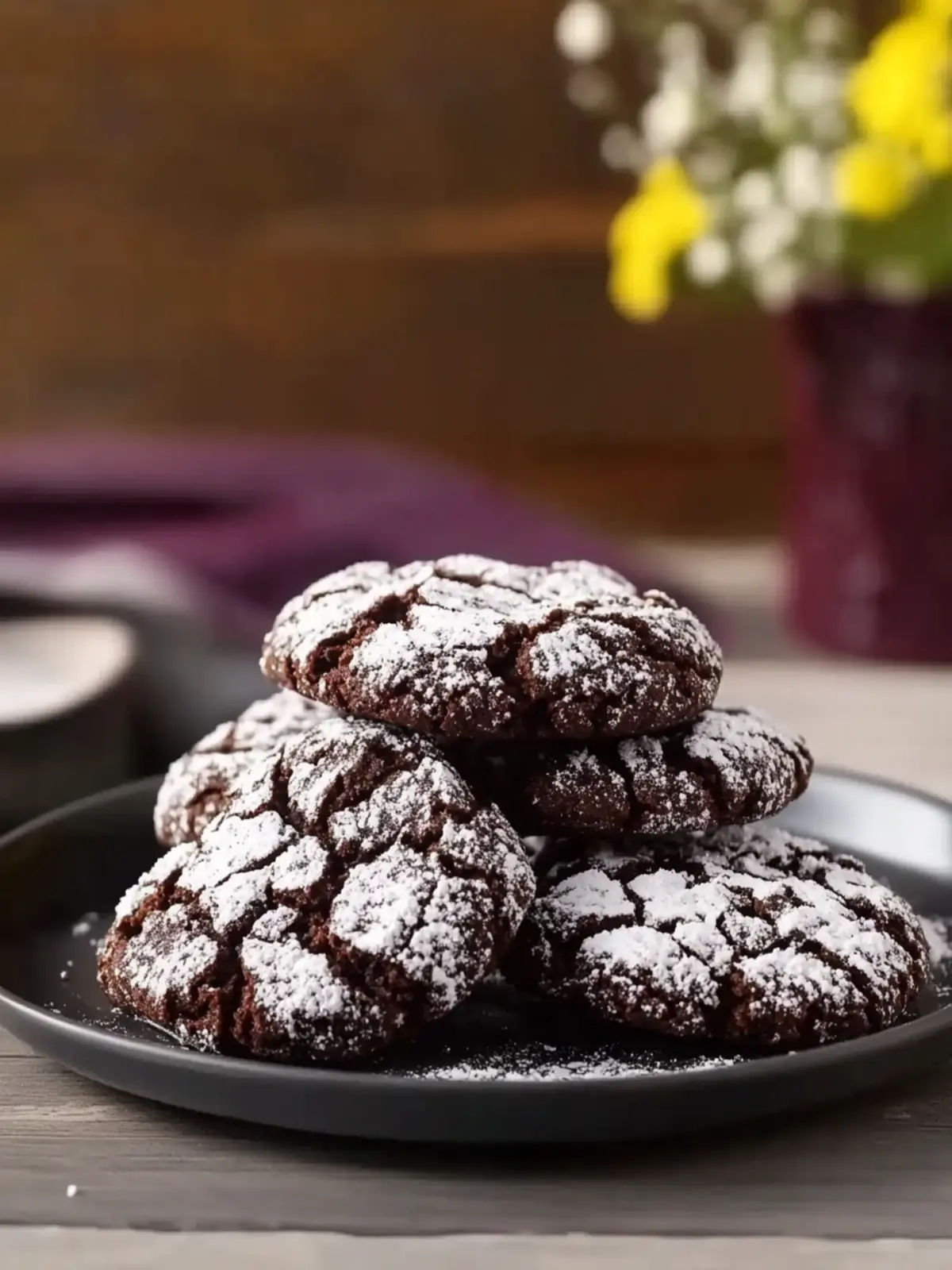 Amish Chocolate Crinkle Cookies