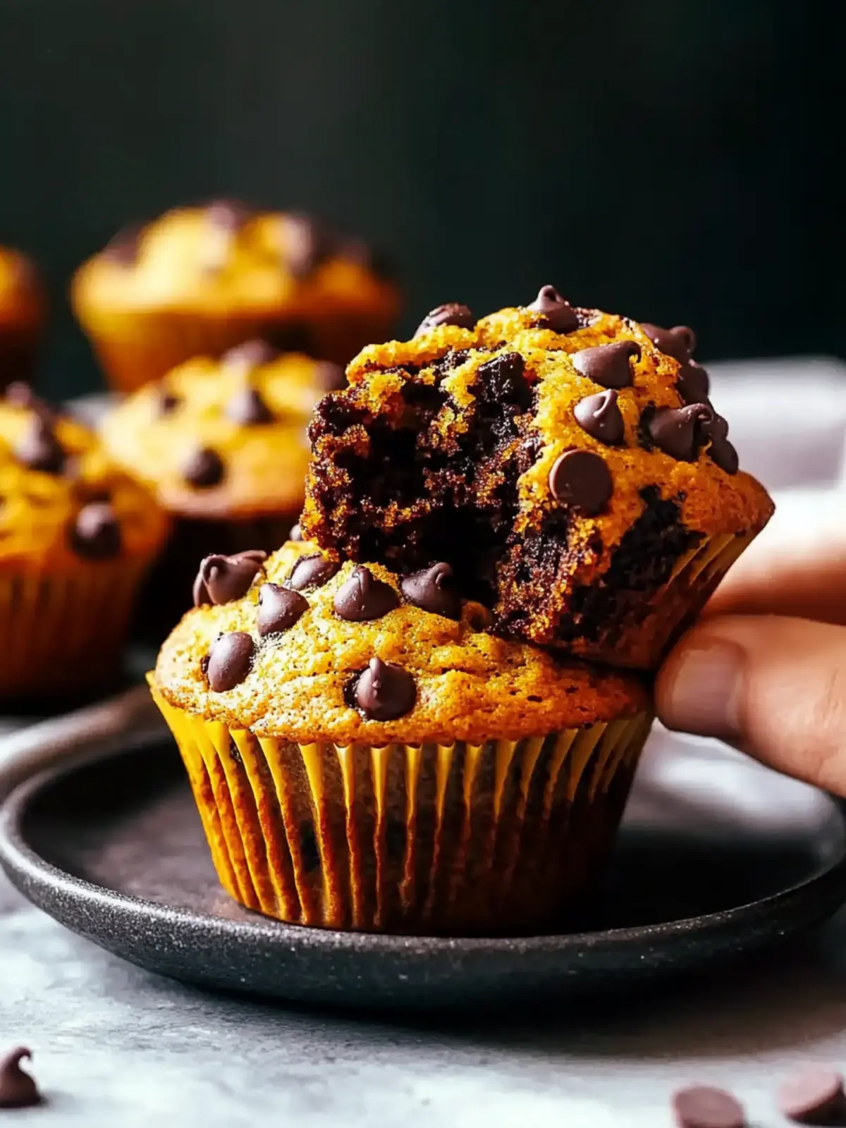 chocolate chip muffins