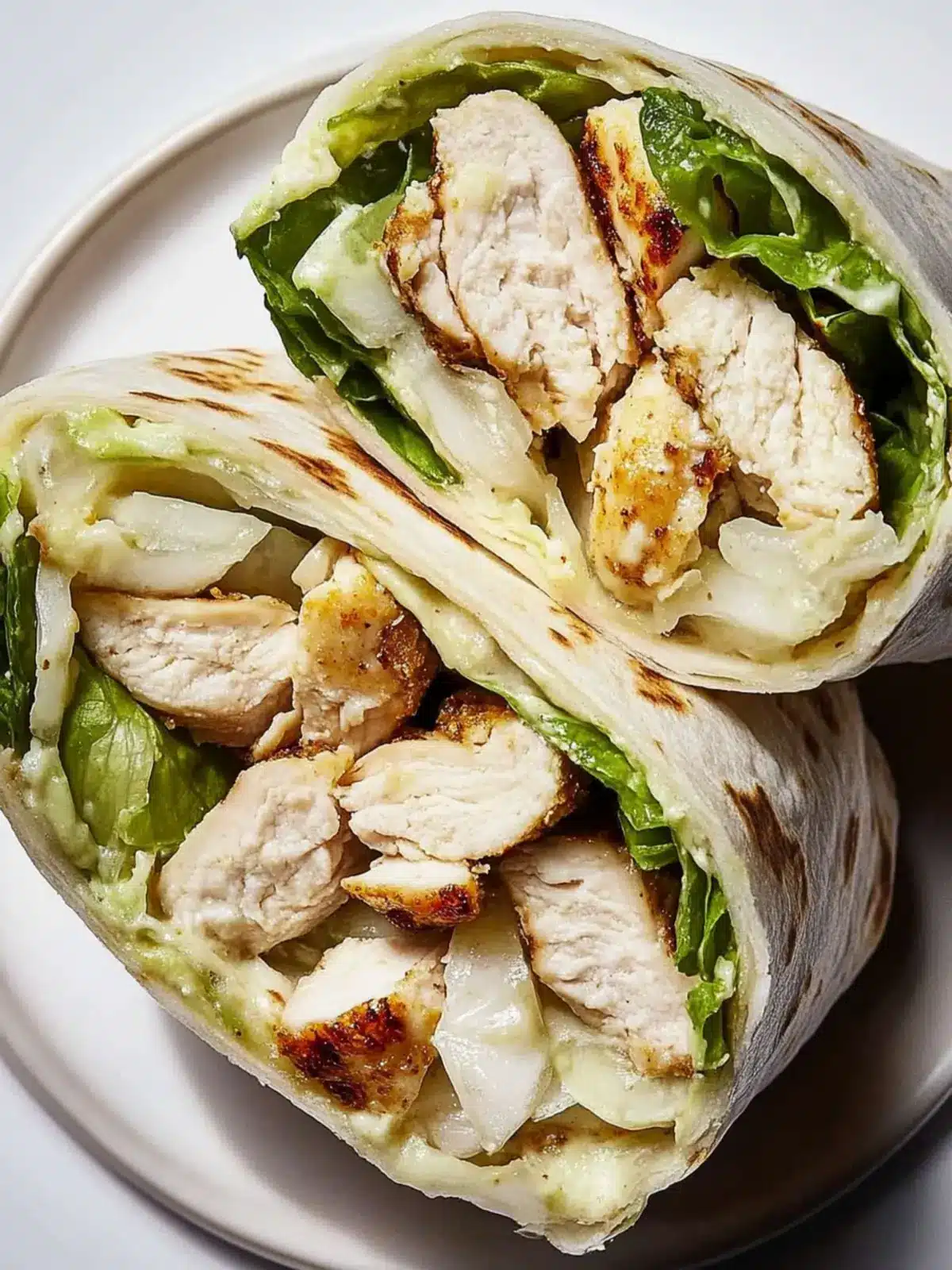 chicken ceasar wrap