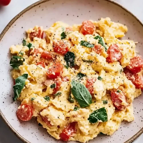 Tomato Mediterranean Scrambled Eggs