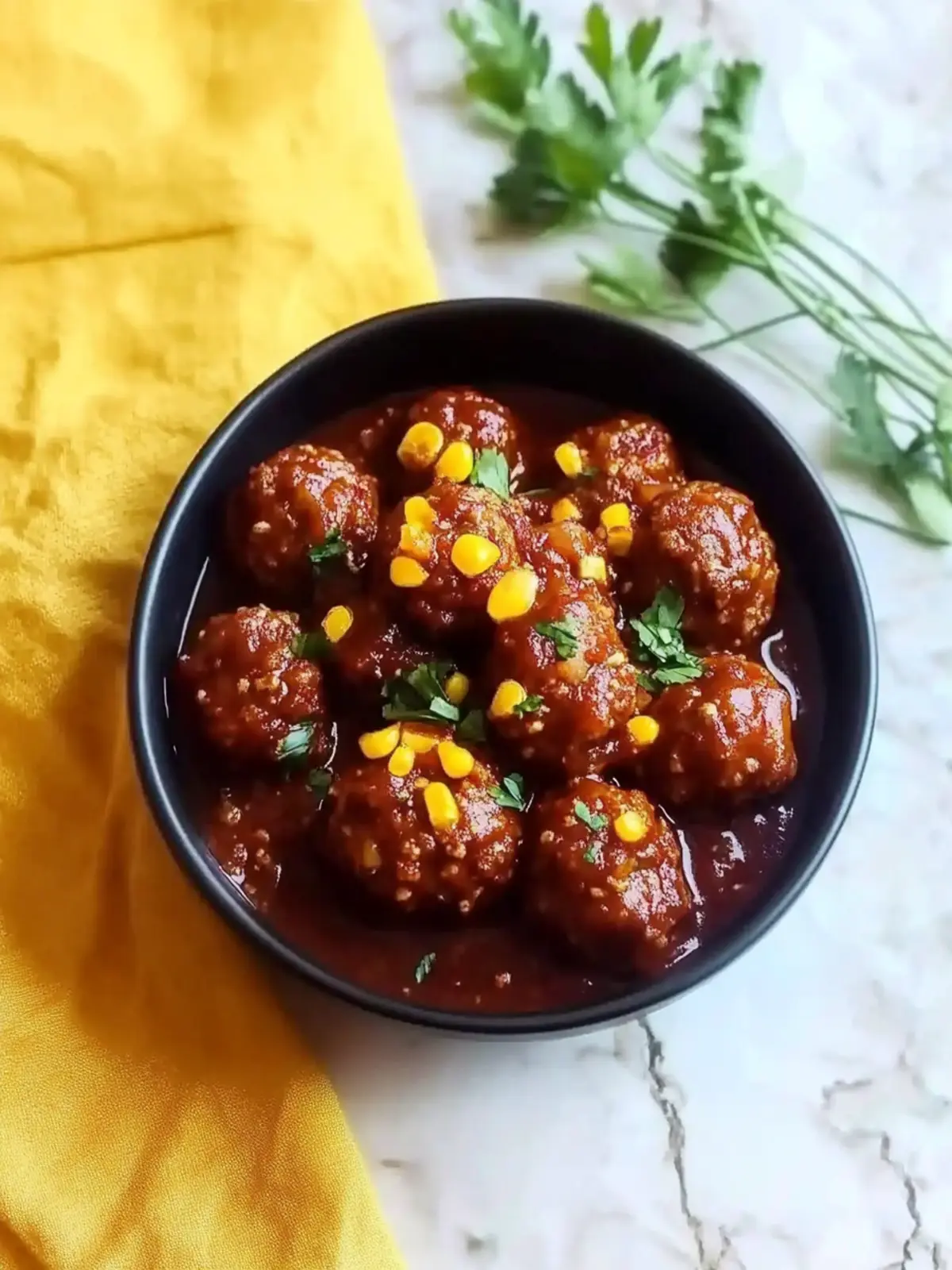 Slow Cooker Chili Meatballs