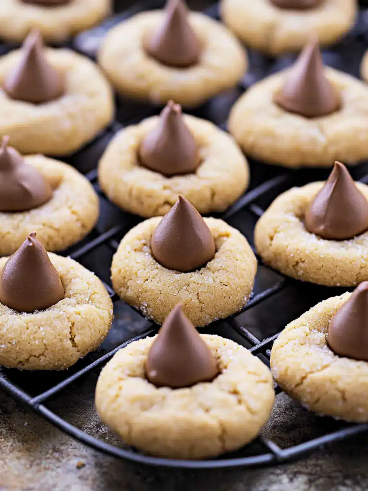 peanut butter blossom cookies