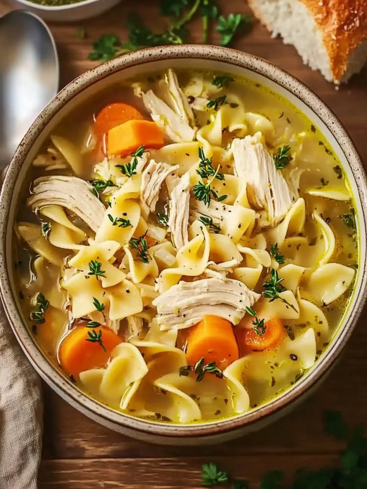 Pot Chicken Noodle Soup