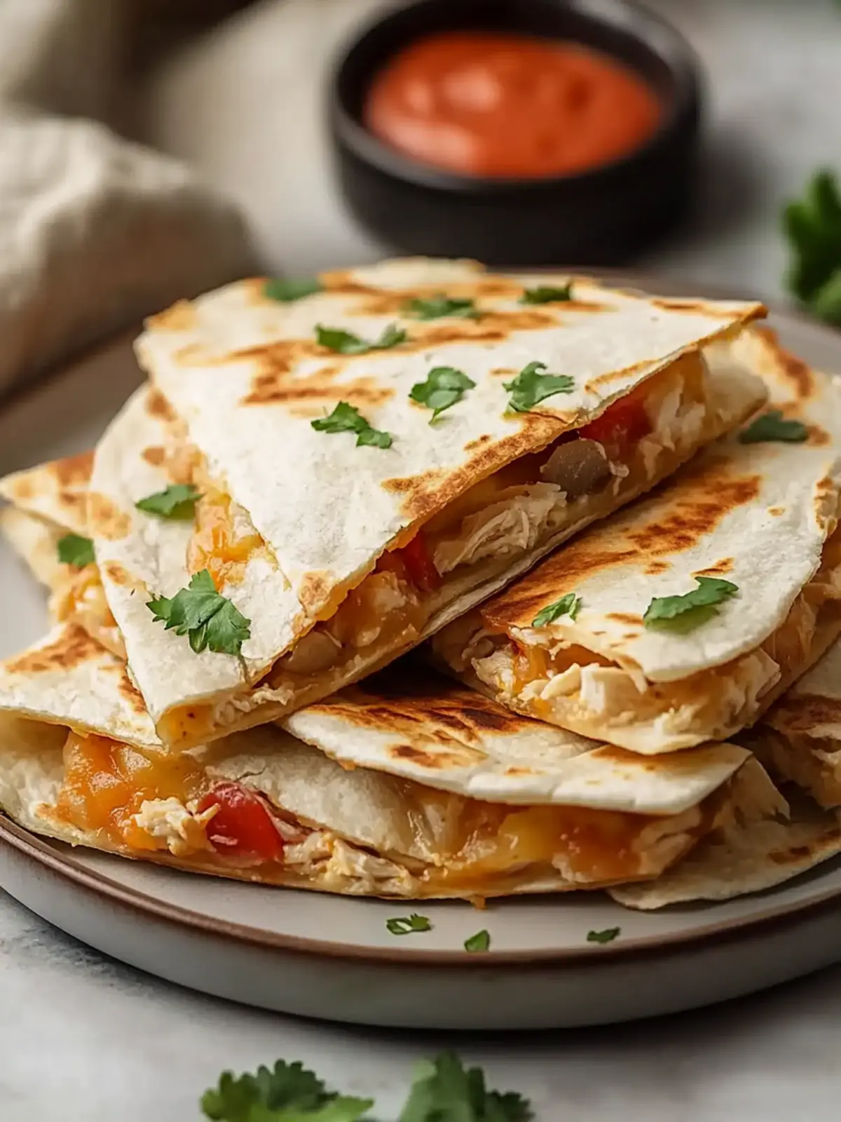 Easy Mexican Crockpot Chicken Quesadillas for Busy Nights