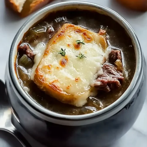 French Onion Soup with Beef
